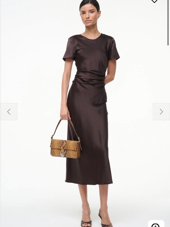 STAUD Dresses & Skirts - NWT Staud Marcel Silk Dress, earth, size 8